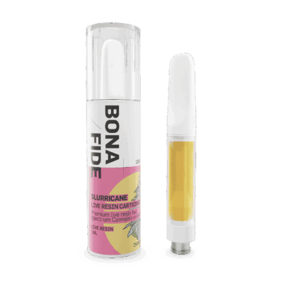 Bonafide Slurricane live resin indica vape cartridge 1g