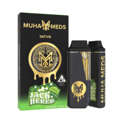 Muha Meds Jack Herer THC distillate disposable 2g