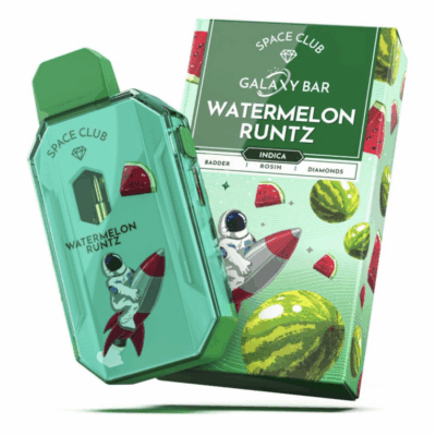 Space Club Watermelon Runtz THC distillate disposable vape
