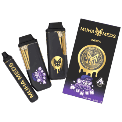Muha Meds Purple Punch 2g THC distillate bar