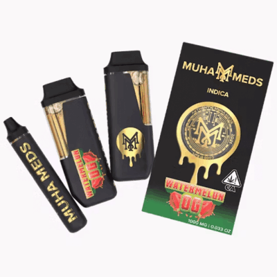 Muha Meds Watermelon OG 2g THC distillate bar