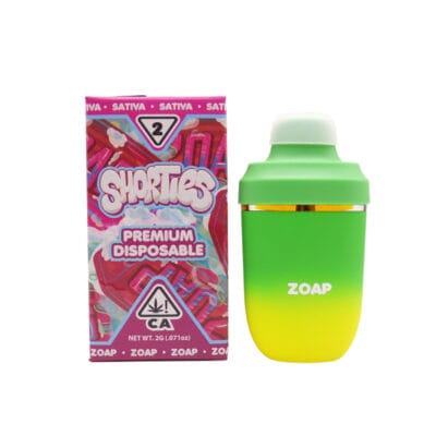 Shorties Zoap 2g live resin and liquid diamond disposable