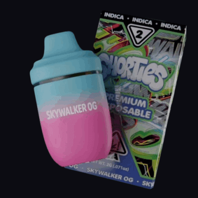 Shorties Skywalker OG 2g live resin and liquid diamond disposable