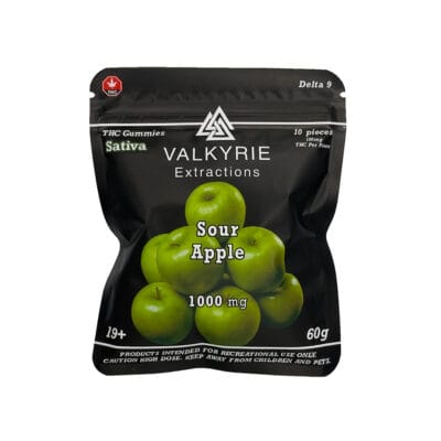 Alternative view of Valkyrie - Sour Apple 1000mg THC