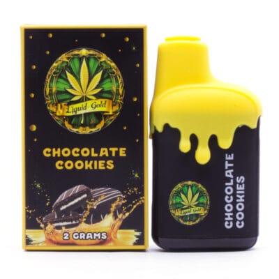 Liquid Gold 2g THC distillate vape bar assorted flavours