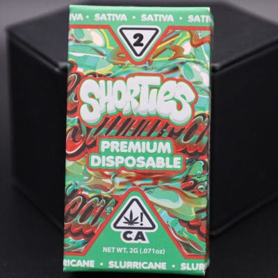 Shorties Slurricane 2g live resin and liquid diamond disposable