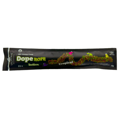 Valkyrie Dope Rope Tropical 1000mg THC infused rope candy