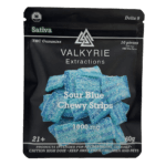 Valkyrie - Sour Blue Chewy Strips 1000mg THC Image