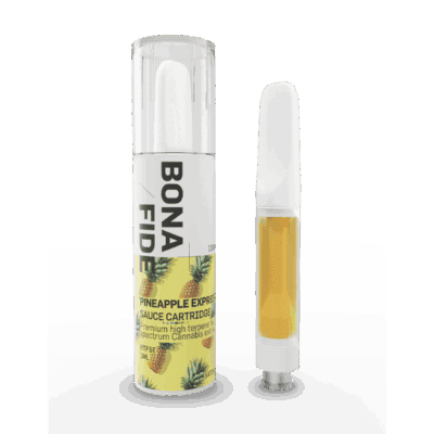 Bonafide Pineapple Express sativa vape cartridge 1g