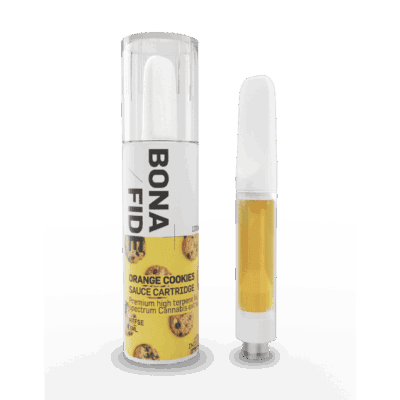 Bonafide Orange Cookies indica sauce vape cartridge 1g