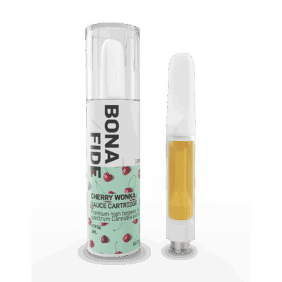 Bonafide Cherry Wonka sativa vape sauce cartridge 1g