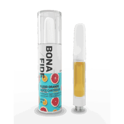 Bonafide Blood Orange sativa vape cartridge 1g