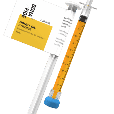 Bonafide honey oil THC syringe 1000mg concentrate
