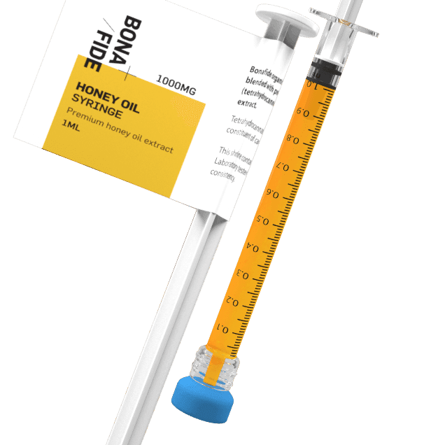 Bonafide honey oil THC syringe 1000mg concentrate